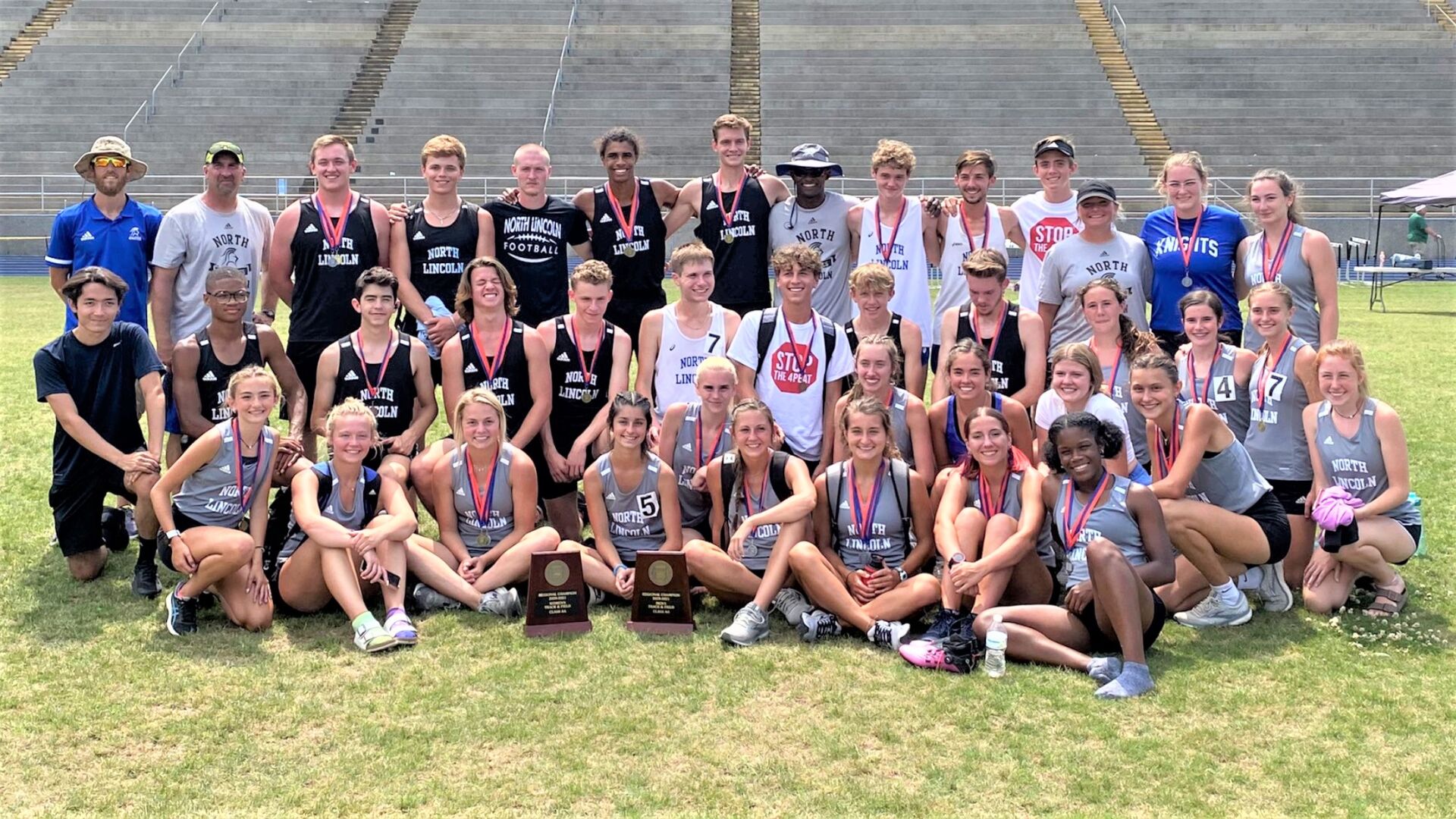 North Lincoln men, women are 2A West track & field champions